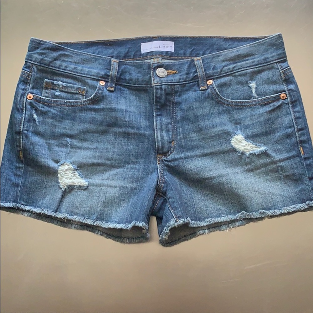 LOFT cutoff jean shorts